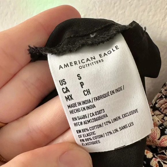 NWT American Eagle Floral Garden Party Tiered Dress Size Small - Picture 8 of 8